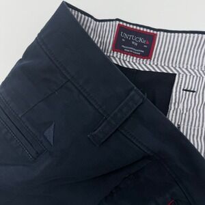 UNTUCKit Shorts Men's 38‎ Blue Golf Casual Flat Front Chino Bottoms 8.5" Inseam